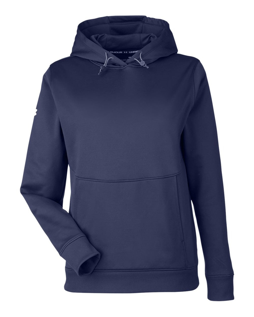 Women's Storm Armour Fleece Midnight Navy/ White_3