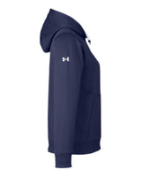 Women's Storm Armour Fleece Midnight Navy/ White_4