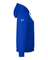 Women's Storm Armour Fleece Royal/ White_4