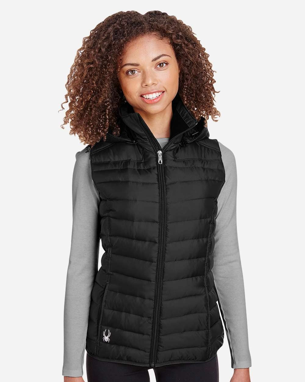 Women's Supreme Puffer Vest Black
