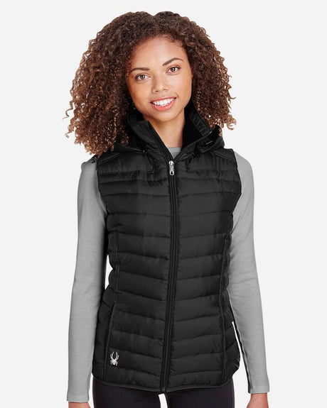 Women's Supreme Puffer Vest Black