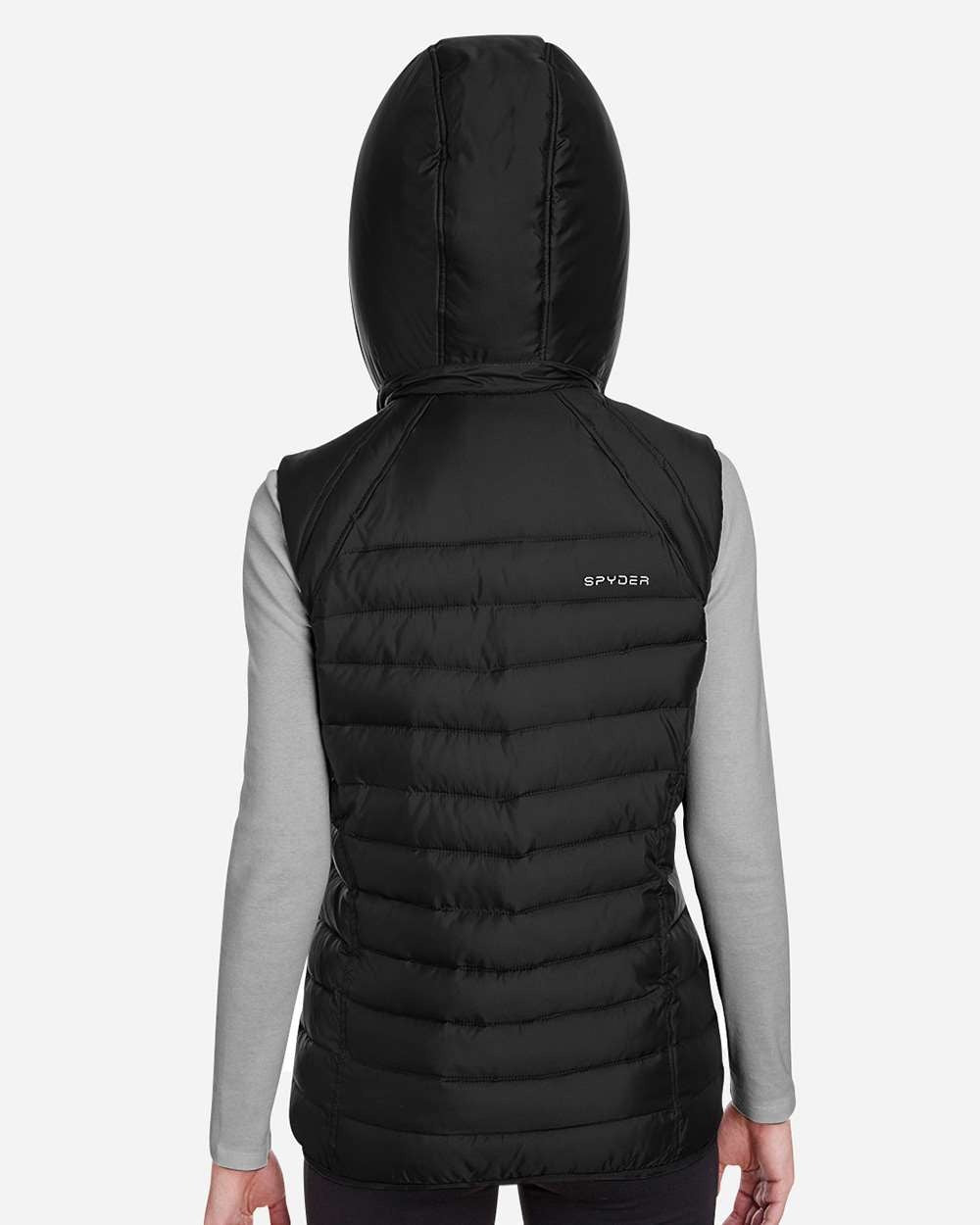 Women's Supreme Puffer Vest Black_2