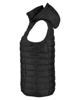 Women's Supreme Puffer Vest Black_4