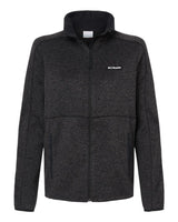 Women's Sweater Weather™ Fleece Full-Zip Black Heather_3