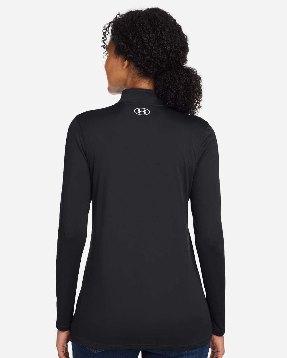 Women's Team Tech™ Half-Zip Pullover Black/ White_2