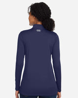 Women's Team Tech™ Half-Zip Pullover Midnight Navy/ White_2