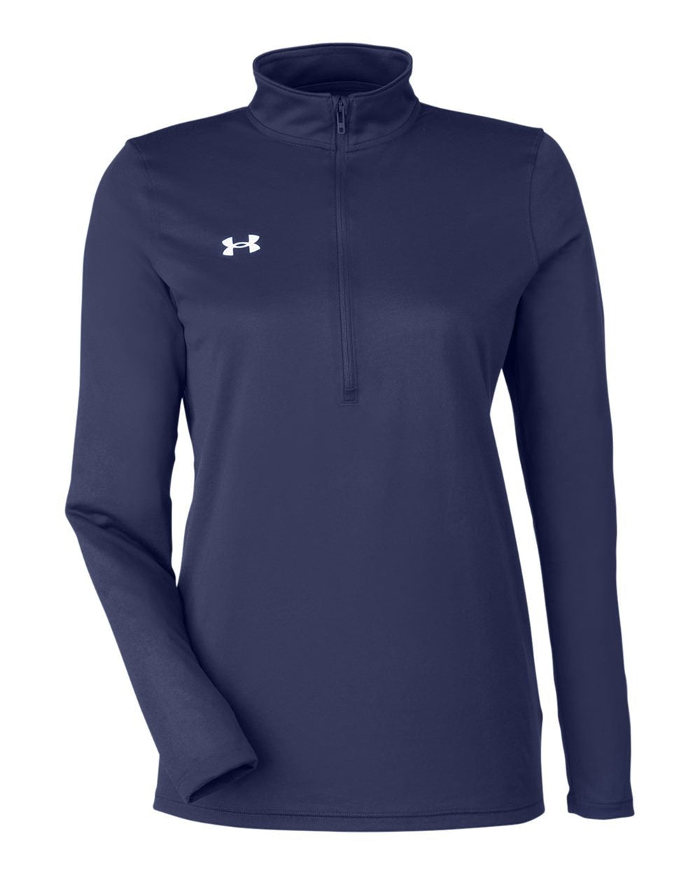 Women's Team Tech™ Half-Zip Pullover Midnight Navy/ White_3
