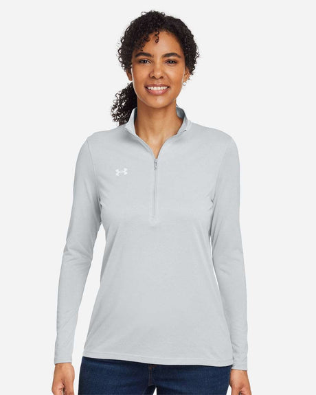 Women's Team Tech™ Half-Zip Pullover Mod Grey Light Heather/ White