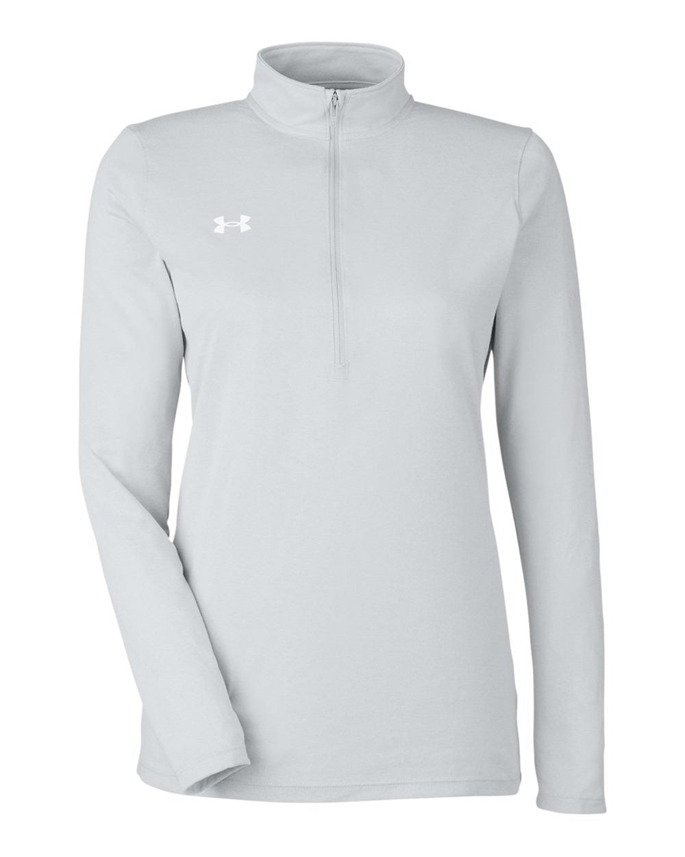 Women's Team Tech™ Half-Zip Pullover Mod Grey Light Heather/ White_3