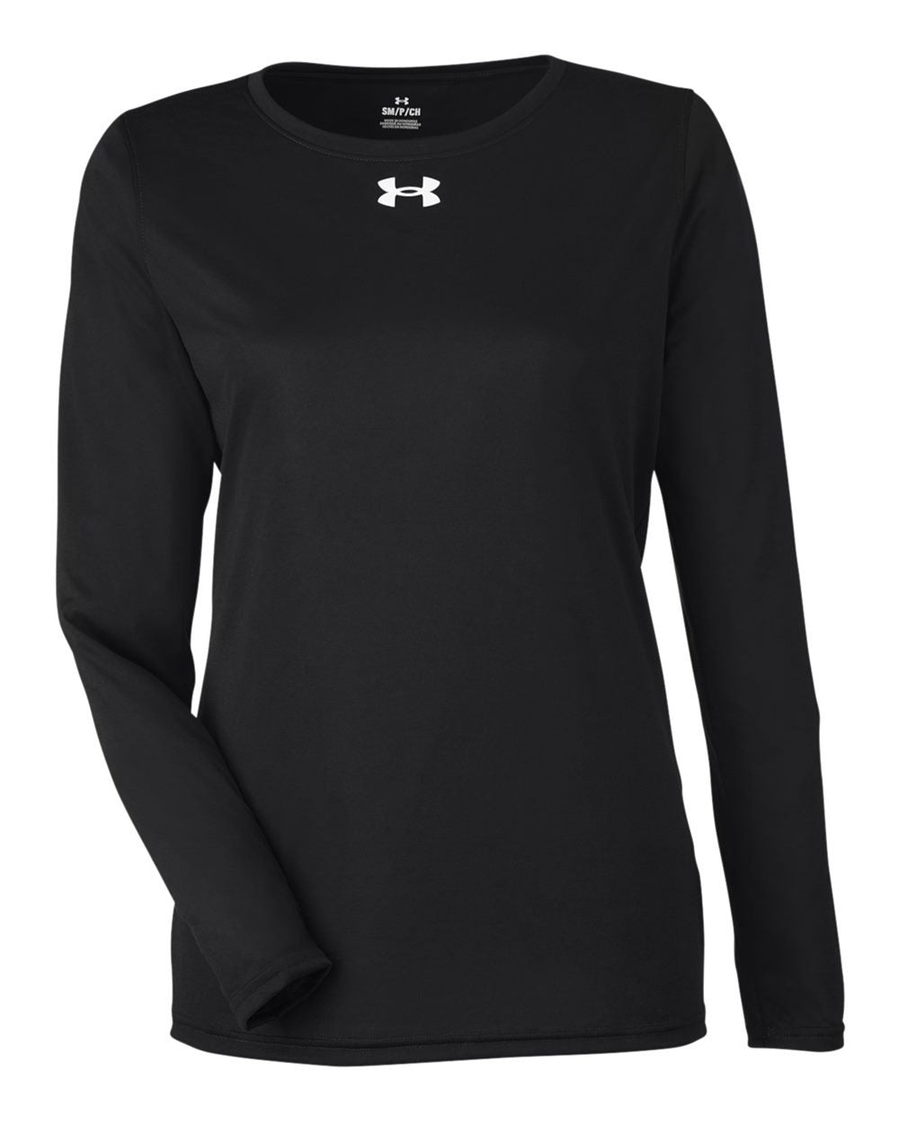 Women's Team Tech™ Long Sleeve T-Shirt Black/ White_3