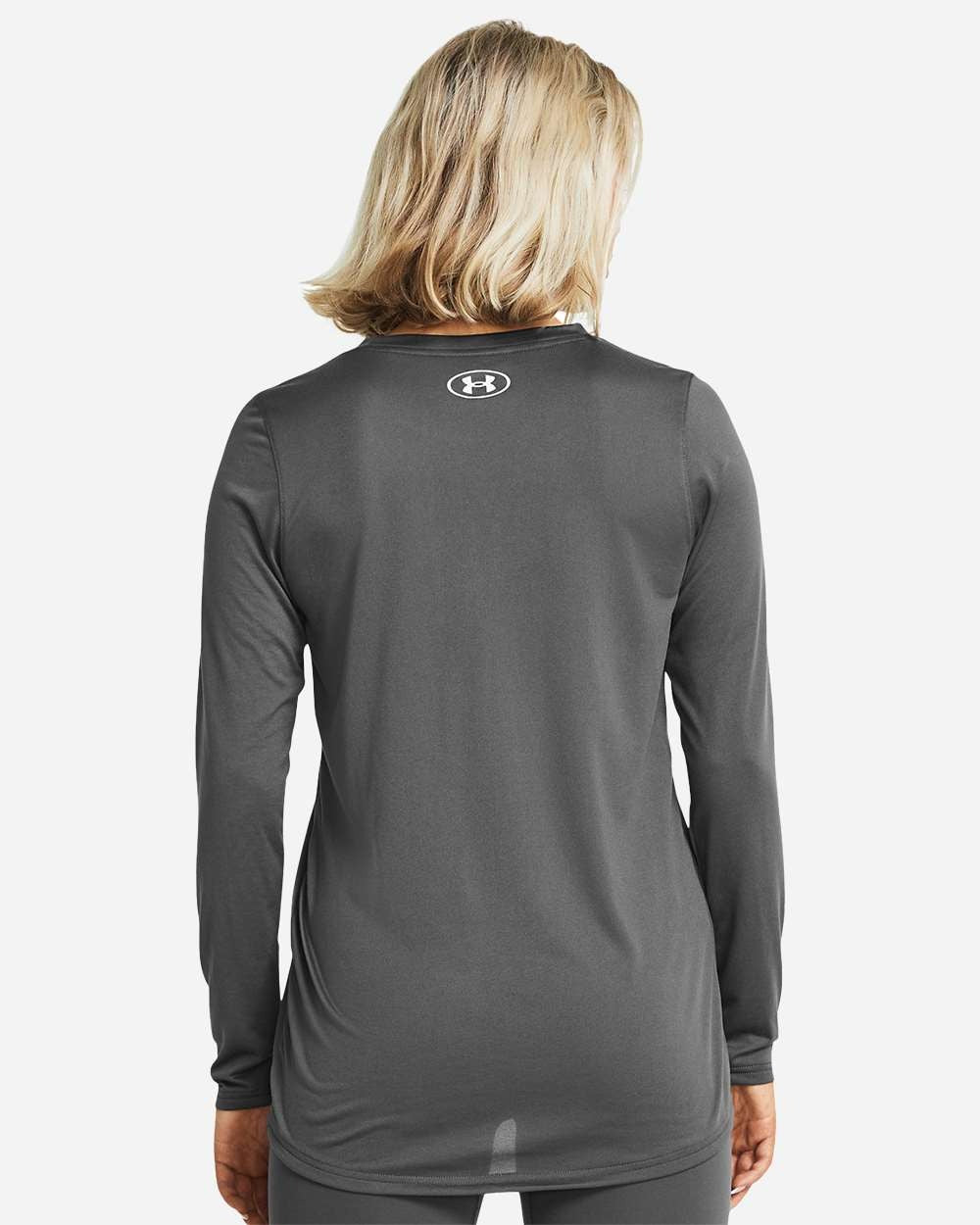 Women's Team Tech™ Long Sleeve T-Shirt Castlerock/ White_1