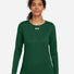 Women's Team Tech™ Long Sleeve T-Shirt Forest Green/ White