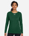 Women's Team Tech™ Long Sleeve T-Shirt Forest Green/ White