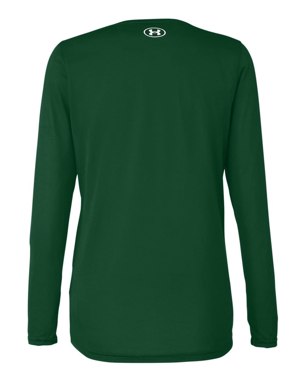 Women's Team Tech™ Long Sleeve T-Shirt Forest Green/ White_5