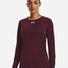 Women's Team Tech™ Long Sleeve T-Shirt Maroon/ White