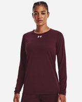 Women's Team Tech™ Long Sleeve T-Shirt Maroon/ White