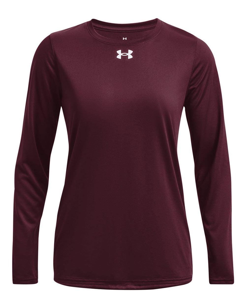 Women's Team Tech™ Long Sleeve T-Shirt Maroon/ White_2