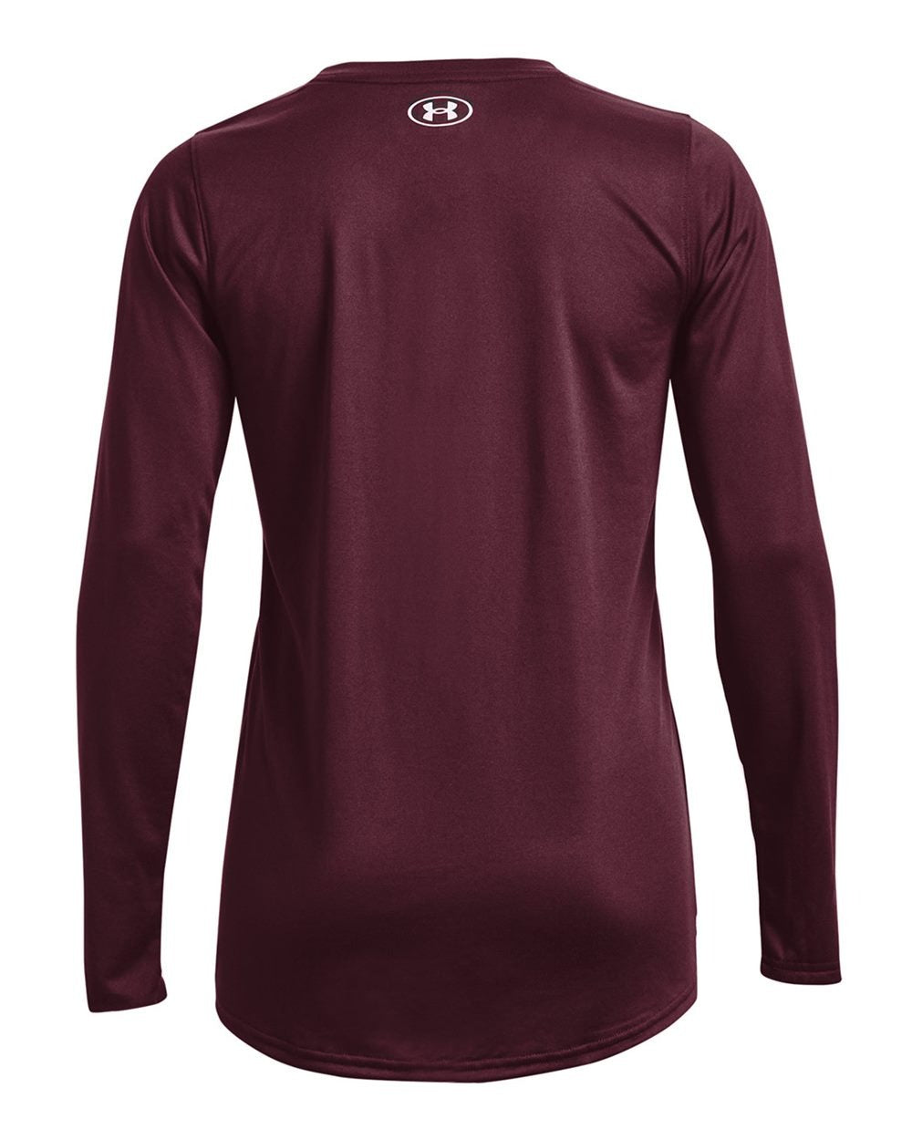 Women's Team Tech™ Long Sleeve T-Shirt Maroon/ White_3