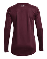 Women's Team Tech™ Long Sleeve T-Shirt Maroon/ White_3