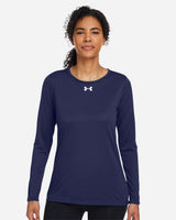 Women's Team Tech™ Long Sleeve T-Shirt Midnight Navy/ White