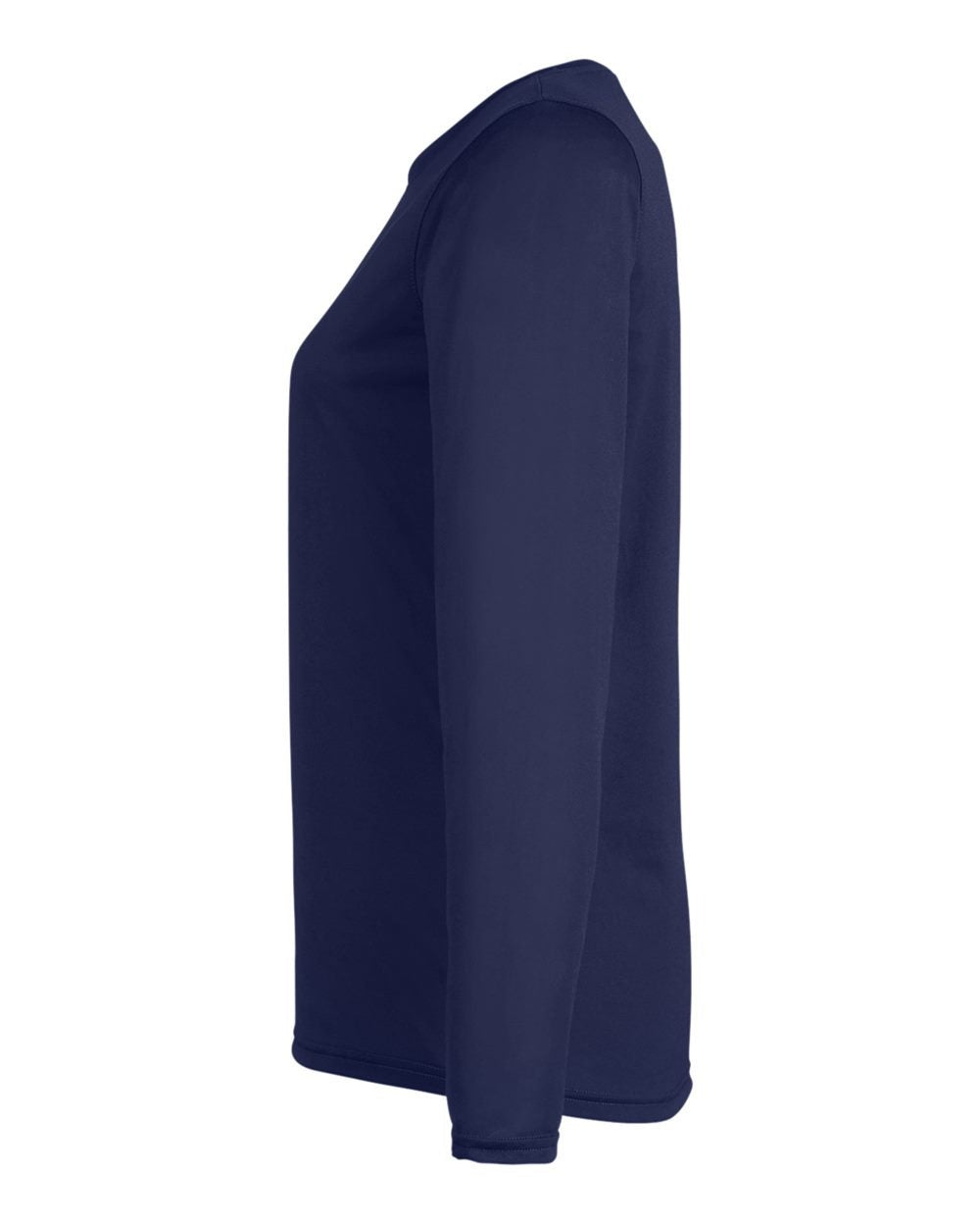 Women's Team Tech™ Long Sleeve T-Shirt Midnight Navy/ White_4
