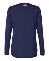 Women's Team Tech™ Long Sleeve T-Shirt Midnight Navy/ White_5