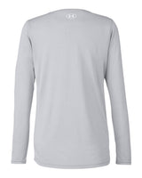 Women's Team Tech™ Long Sleeve T-Shirt Mod Grey Light Heather/ White_5