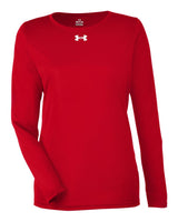 Women's Team Tech™ Long Sleeve T-Shirt Red/ White_3