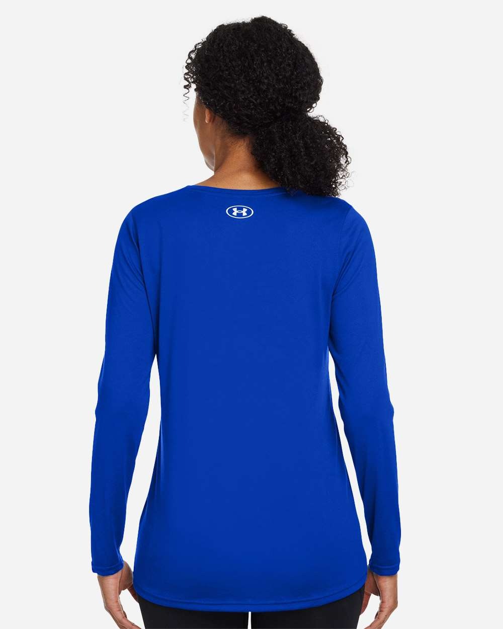 Women's Team Tech™ Long Sleeve T-Shirt Royal/ White_2