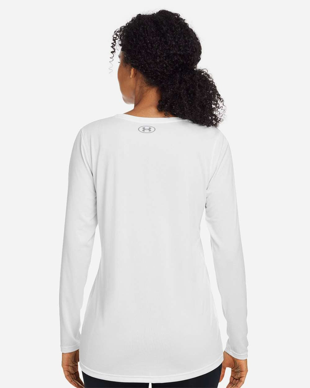 Women's Team Tech™ Long Sleeve T-Shirt White/ Mod Grey_2
