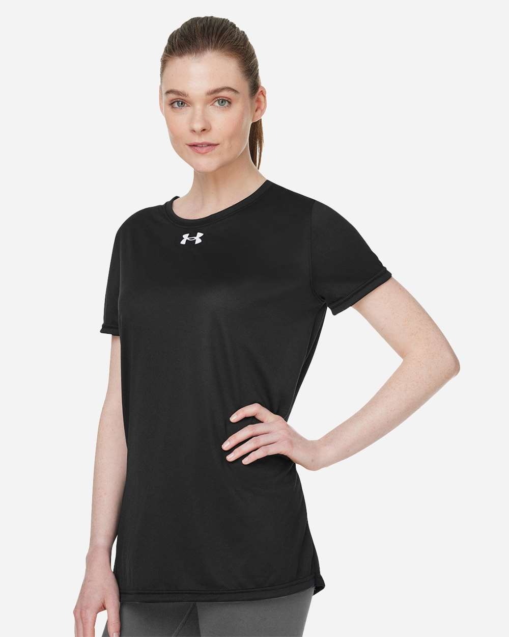 Women's Team Tech™ T-Shirt Black/ White_1