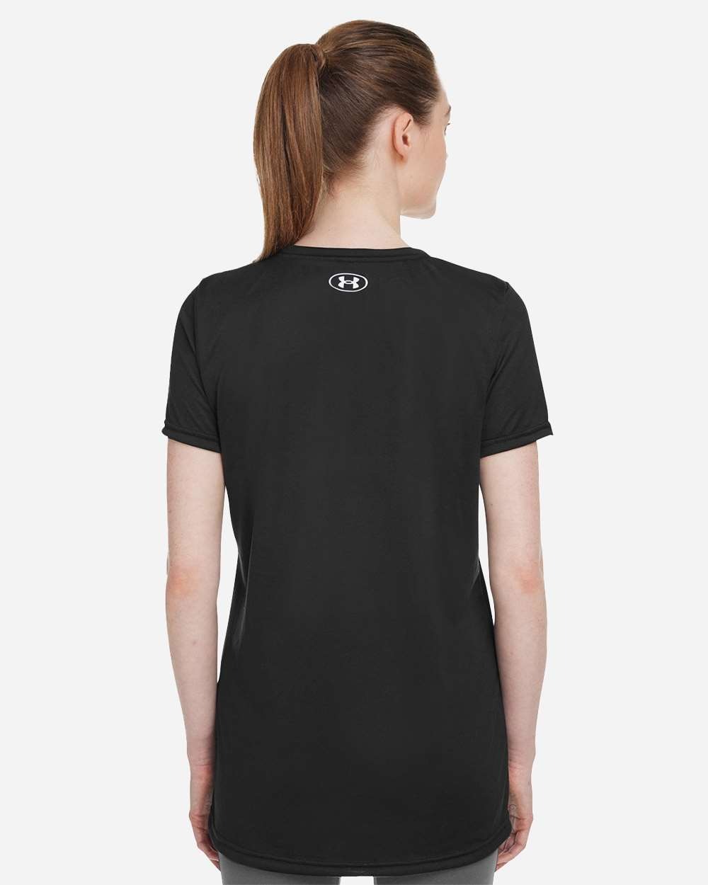 Women's Team Tech™ T-Shirt Black/ White_2