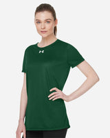 Women's Team Tech™ T-Shirt Forest Green/ White_1