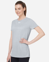 Women's Team Tech™ T-Shirt Mod Grey Light Heather/ White_1