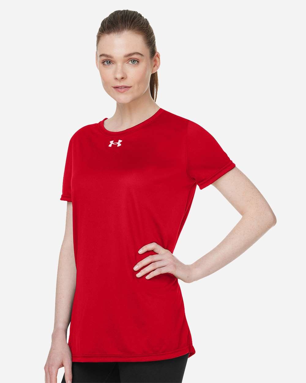 Women's Team Tech™ T-Shirt Red/ White_1