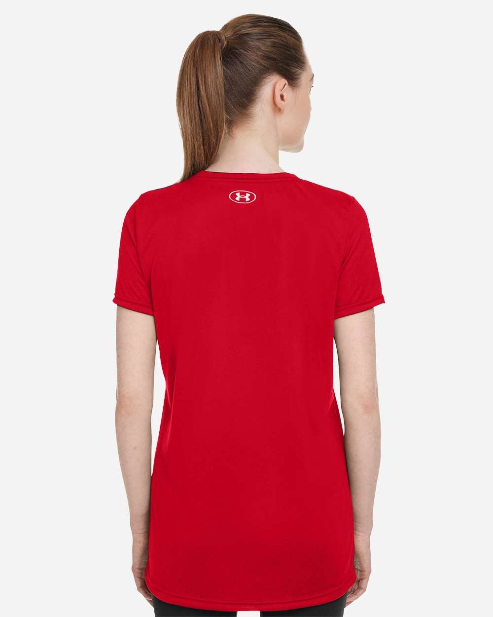 Women's Team Tech™ T-Shirt Red/ White_2