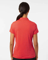 Women's Textured Stripe Polo bright red_2