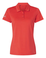 Women's Textured Stripe Polo bright red_3