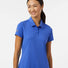 Women's Textured Stripe Polo bright royal