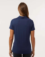 Women's Textured Stripe Polo dark blue_2