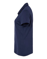 Women's Textured Stripe Polo dark blue_4