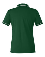 Women's Tipped Teams Performance Polo Forest Green/ White_5
