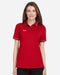 Women's Tipped Teams Performance Polo Red/ White