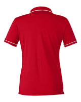 Women's Tipped Teams Performance Polo Red/ White_5