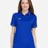 Women's Tipped Teams Performance Polo Royal/ White