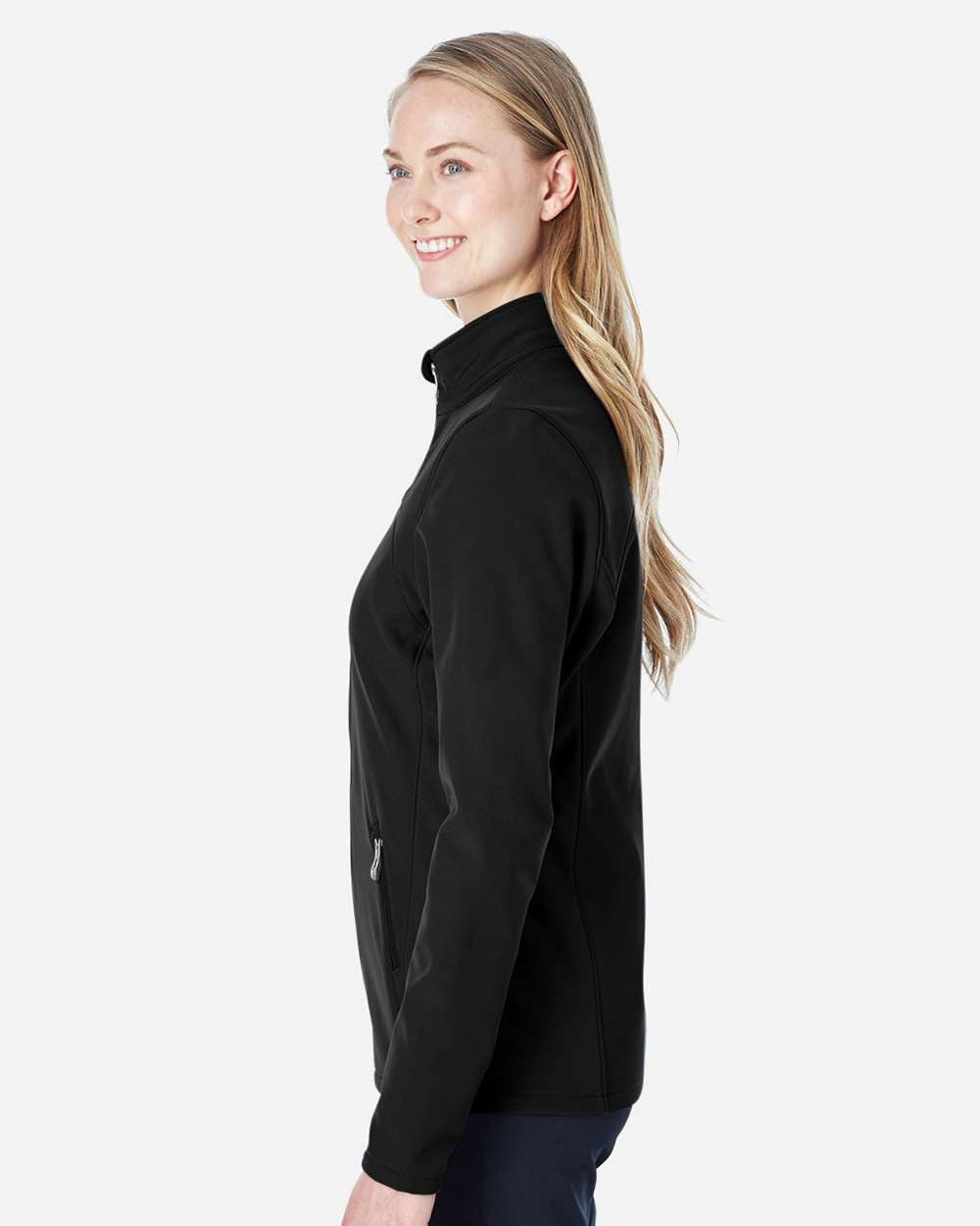Women's Transport Soft Shell Jacket Black/ Red_1