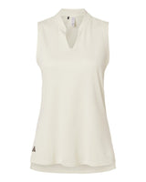 Women's Ultimate365 Textured Sleeveless Shirt Ivory_3