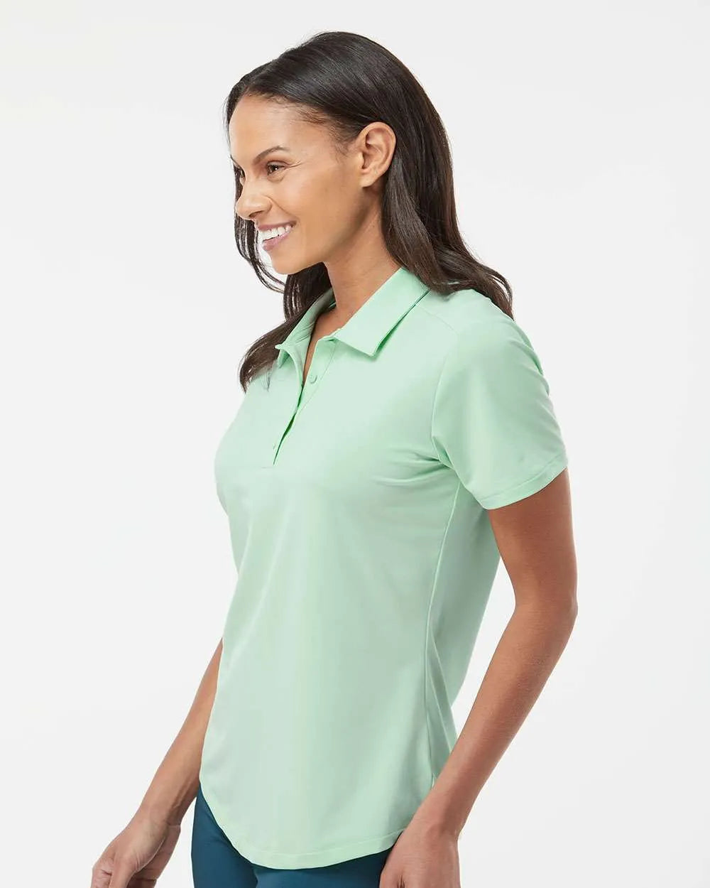 Women's Ultimate Solid Polo clear mint_1