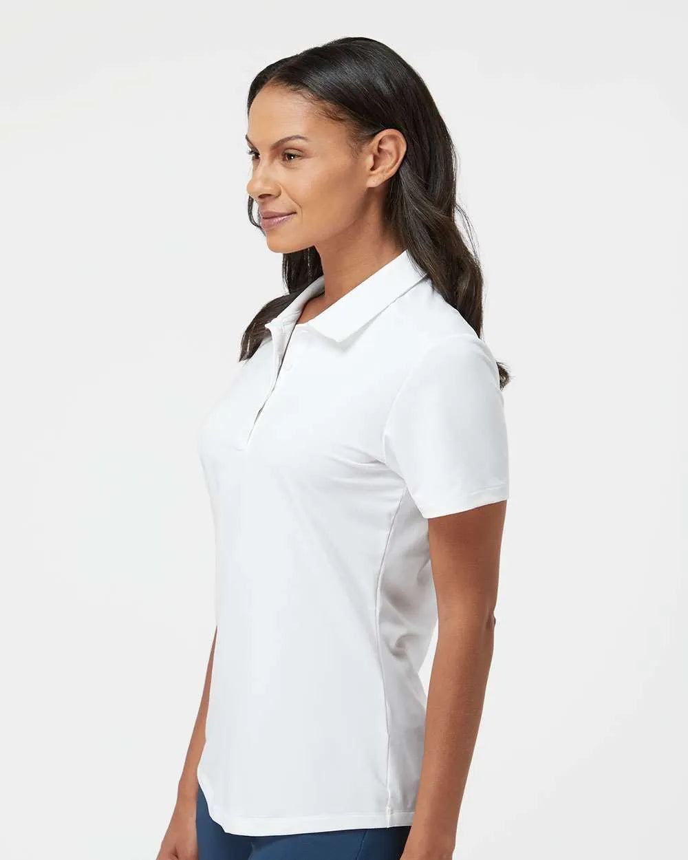 Women's Ultimate Solid Polo white_1