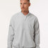 Woven Half-Zip Pullover Grey One_1